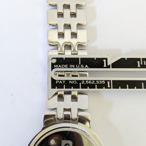 Vintage 1997 Pierre Cardin Two-Tone Australian Opal Dial Watch New Battery - Picture 11 of 12